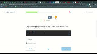 32 Logical Operations | Python Developer | Sololearn