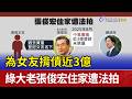 為女友揹債近3億 綠大老張俊宏住家遭法拍
