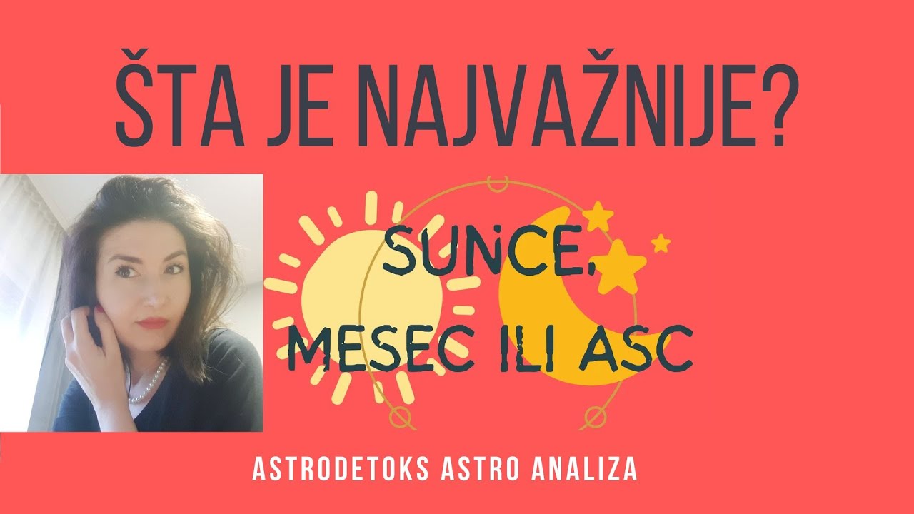 Da li je bitnije 🌝 Sunce 🌚 Mesec ili podznak?
