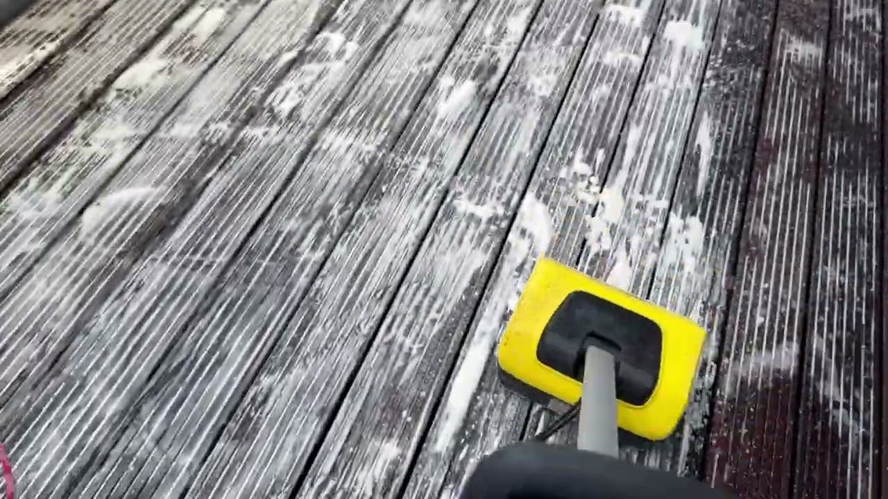 Kärcher PCL 6 im Einsatz – Bangkirai Terrasse reinigen ohne Hochdruck