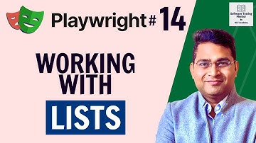 Playwright Tutorial #14 - Working with List Items in Playwright