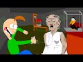 GRANNY THE HORROR GAME ANIMATION #4 Baldi VS Granny (Parody)