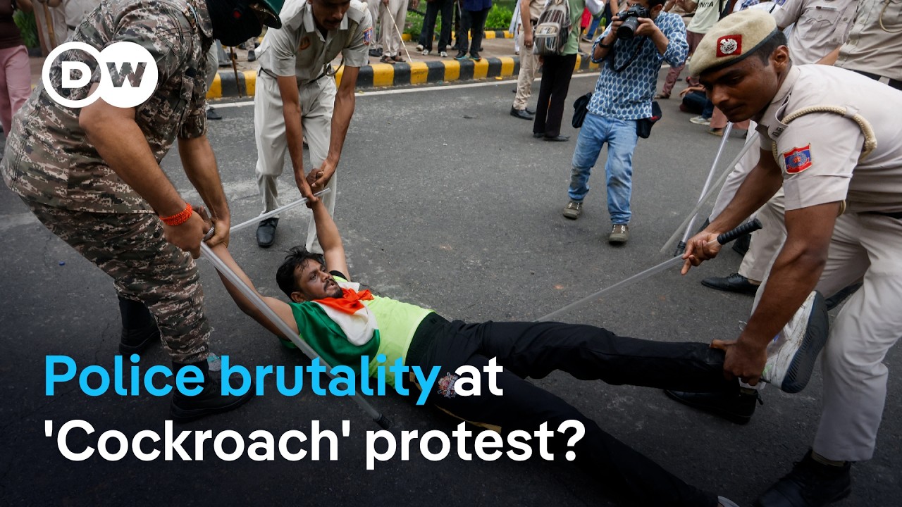 India's 'Cockroach' movement: Accusations of police brutality in New Delhi | DW News
