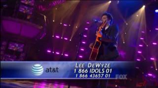 Lee Dewyze - "The Boxer" 1st Song on American Idol 2010 Top 2