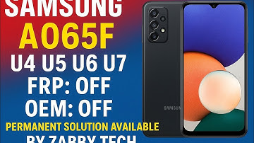 SAMSUNG A065F U4 U5 U6 KG PERMANENT SOLUTION | ALL BIANRIES AVAILABLE 