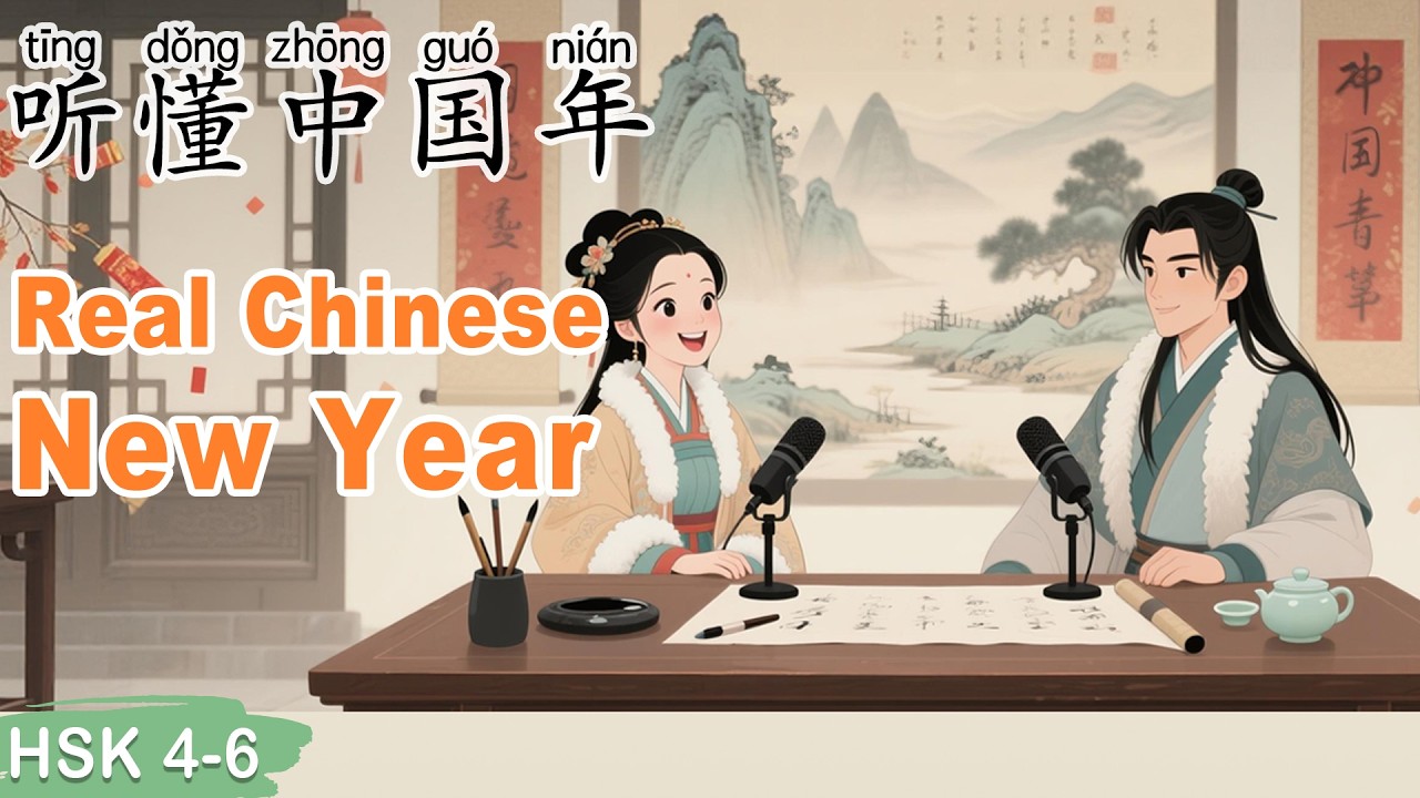 HSK 4–6 | Как на самом деле китайцы празднуют Новый год? #китайскийподкаст #китайскийновыйгод