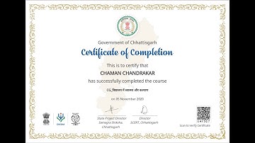 HOW TO VERIFY DIKSHA TRAINING CERTIFICATES