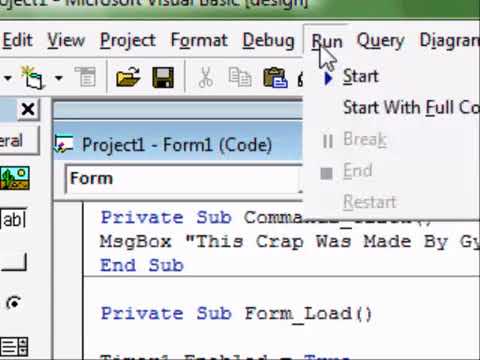 Introduction to Visual Basic 6 VB6  CSC101