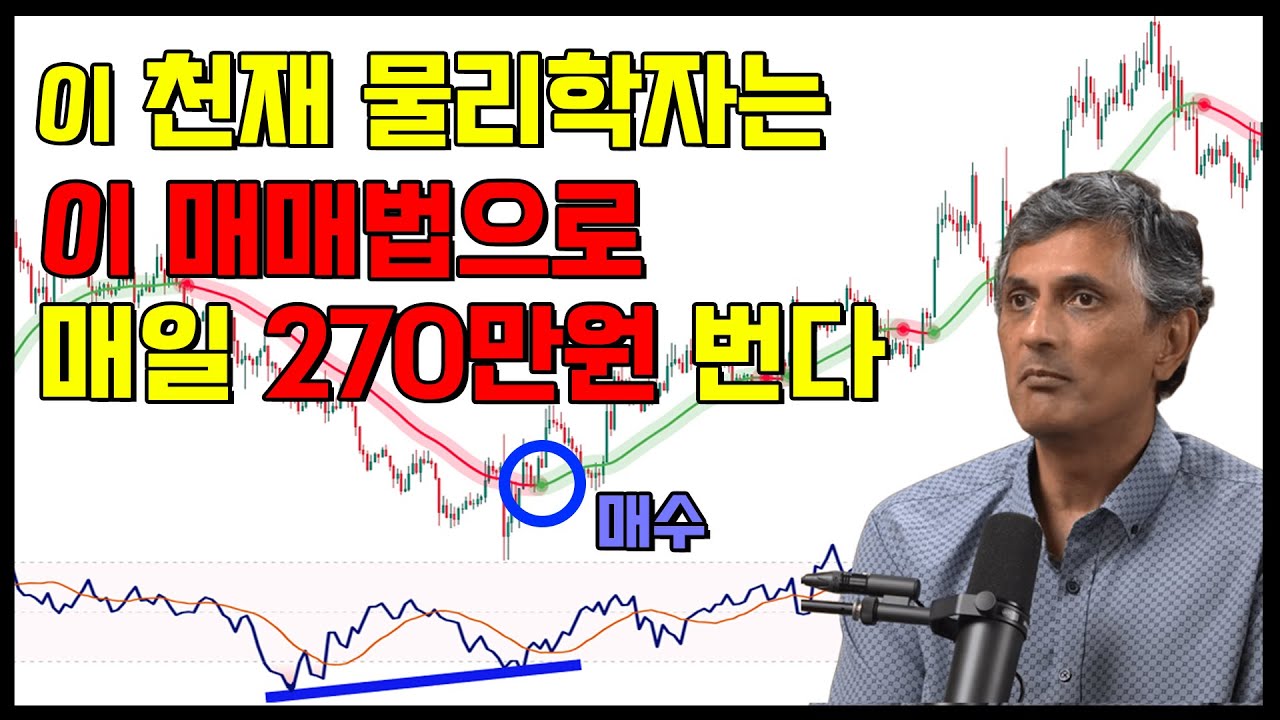 천재 물리학자가 RSI를 이동평균과 같이 사용하는 소름끼치는 이유(차트 셋팅법, 단타 매매법)