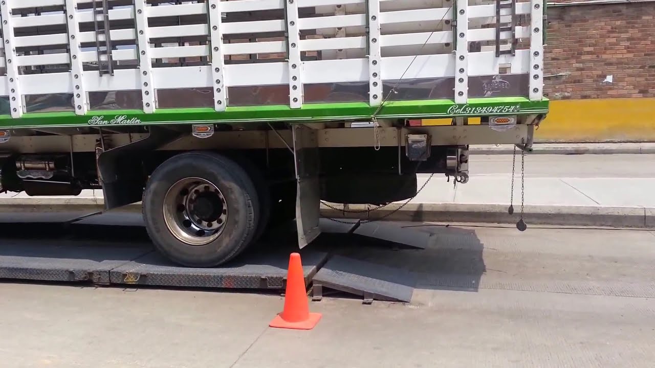 BASCULA PESA CAMIONES YouTube BASCULA PESA CAMIONES YouTube