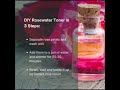 Rose Water Toner : The Secret Behind Flawless Skin ! - #rosewaterbenefits #skincare #viral #shorts