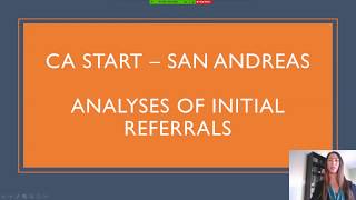 SNTI 2020 Virtual Poster Session: CA START San Andreas
