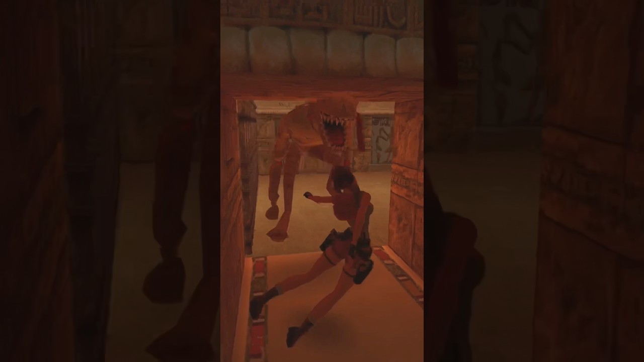 Tomb Raider - REMASTERED! Scary!! #tombraiderremastered #tombraider #gaming #scary #jumpscare #bug