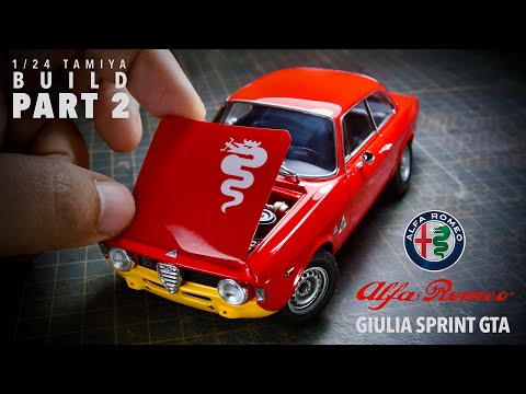 Alfa Romeo Giulia Sprint GTA - Tamiya - 1/24 - Scale Model Build
