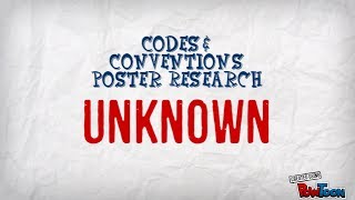 Codes & Conventions Poster Task: Unknown
