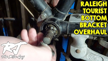 Bottom Bracket Overhaul On Vintage Raleigh Tourist Bike