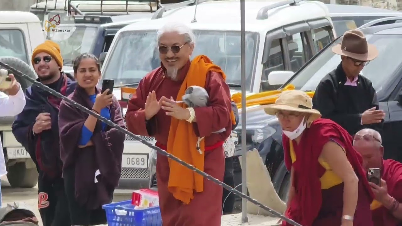 His Emenance Lochen Tulku Rinpoche visited zanskar valley today 20th August 2025 #zanskarvalley 