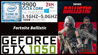 Fortnite Ballistic, teste em Português PT-BR! GeForce 1050 (3GB) Notebook 2AME550