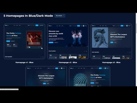 Ethernal - NFT Marketplace HTML Template digital assets non fungible tokens