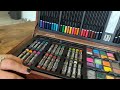 194 Piece Deluxe Art Set, Painting Drawing Art Supplies with 4 Drawing Pads, Acrylic Paints, Crayons