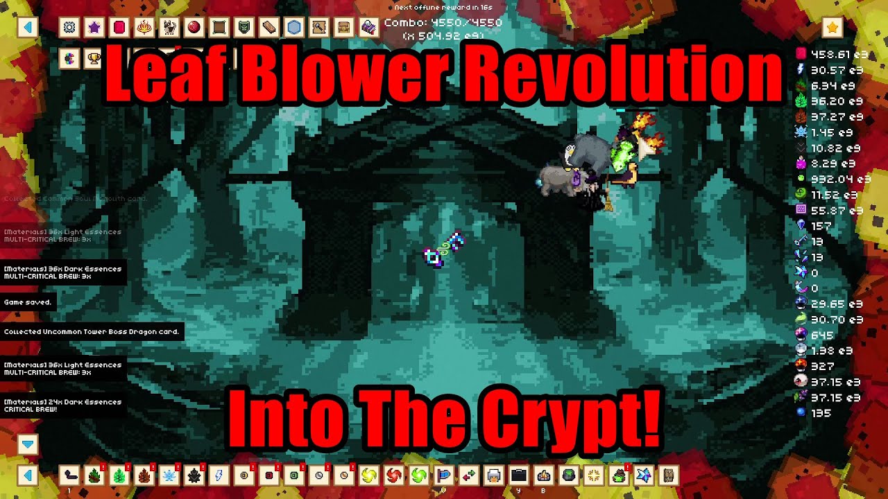 Leaf Blower Revolution Into The Crypt! YouTube