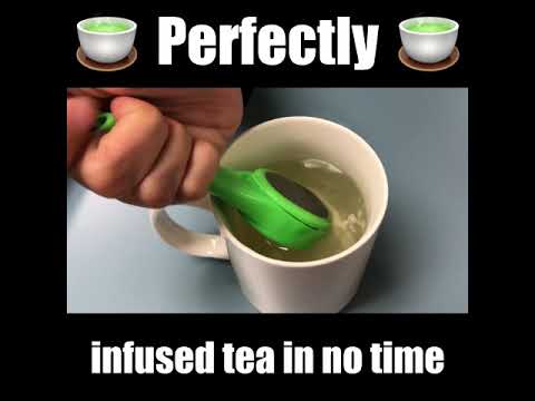 TEA INFUSER & SPOON STRAINER WITH LONG HANDLE - SO CONVENIENT! - YouTube