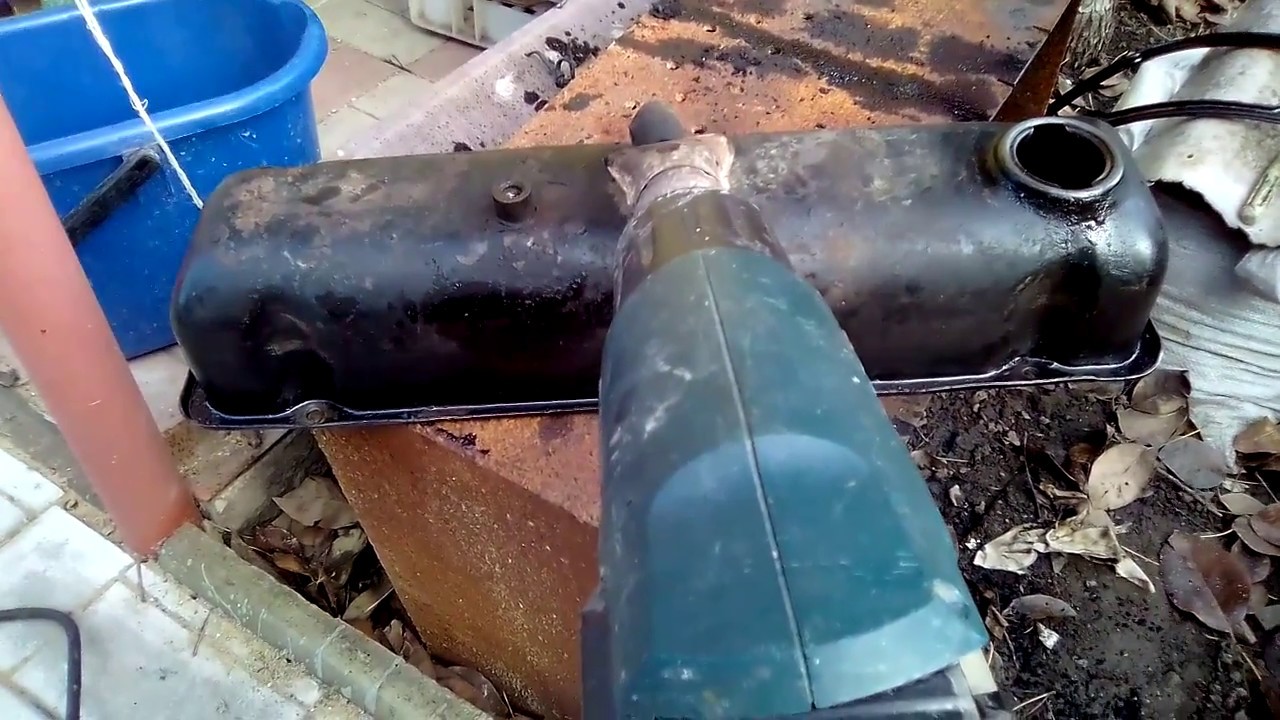 Очистка крышки клапанов газ 24, 402 двигатель. - YouTube