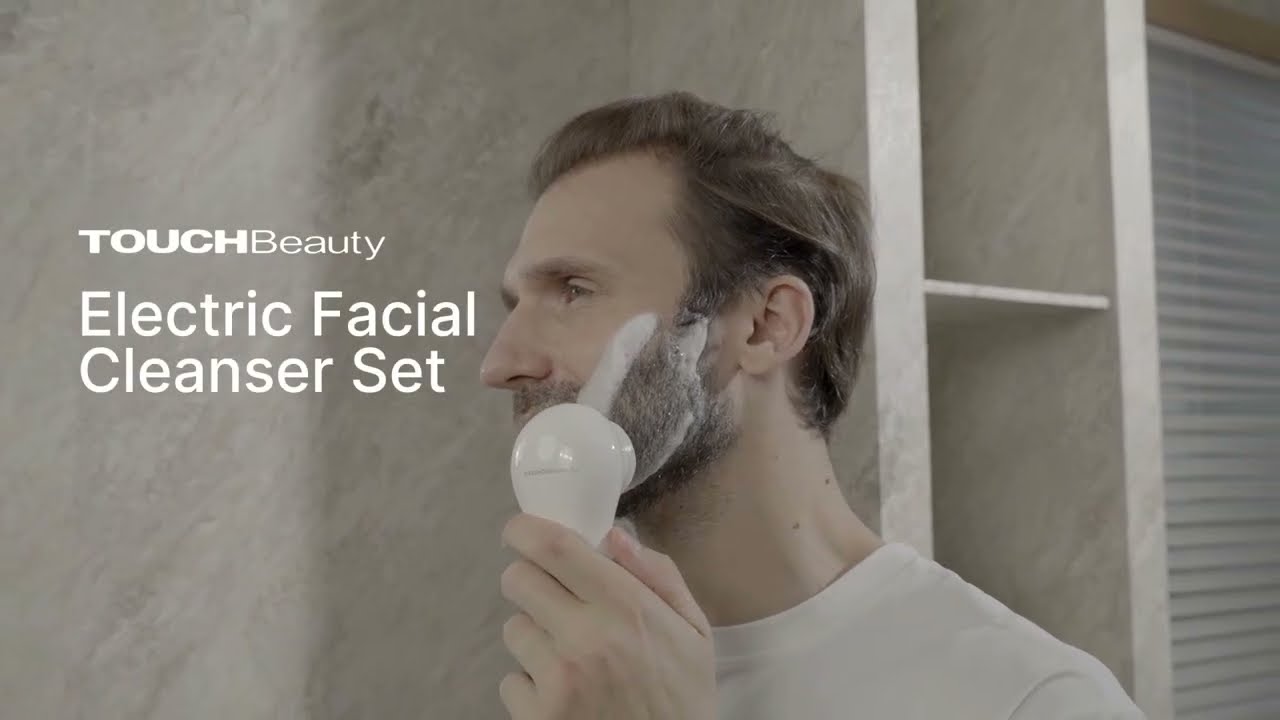 How to Wash Your Face with a Facial Cleansing Brush | TOUCHBeauty for HIM