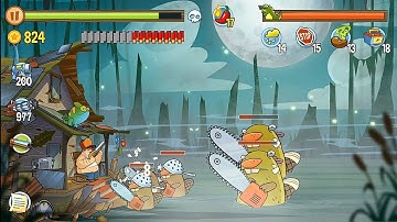 Swamp Attack - Hard Mode. Episode 2. Level 17 Gameplay Android walkthroug