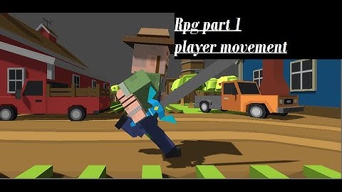 How to make a Rpg game in unity part 1 (player movement )