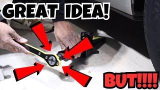 Car Labor-saving Jack Ratchet Wrench Scissor Jack REVIEW!