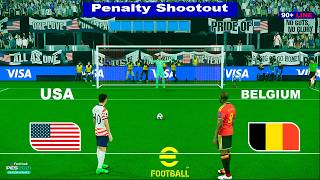 USA vs BELGIUM | PENALTY SHOOTOUT | Full Match All Goals ...