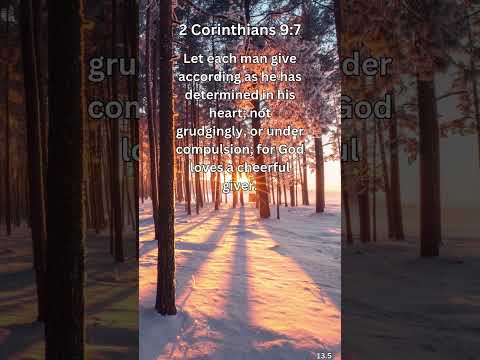 2 Corinthians 9:7 - Finding Joy in Giving 1 YouTube video thumbnail