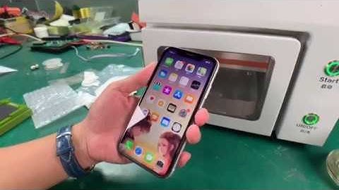 iphone 11 touch glass oca lamination and touch glass with lcd display lamination