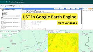 LST from Landsat 8 in Google Earth Engine | Landsat 8 Land Surface Temperature (GEE)