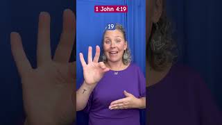 1 John 4:19 #deafteacher #deafministry #signlanguagelearning #1john4v19