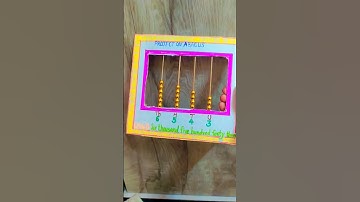 Making Abacus 🧮 from cardboard || Easy DIY Crafts||...#youtubeshorts