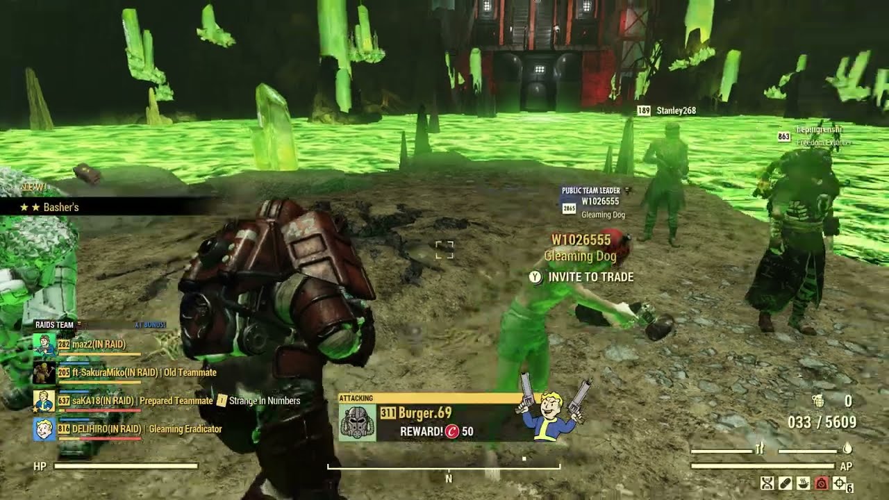 Fallout 76 - Raids glitched. Beating Ultracite Terror without doing anything.