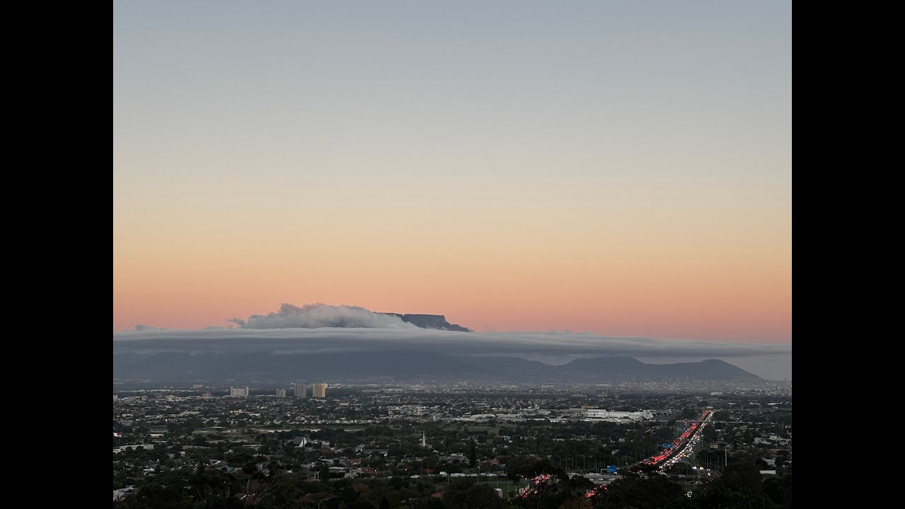 Live Stream | Table Mountain from Tygerberg Hills – Cape Town's Living Skyline