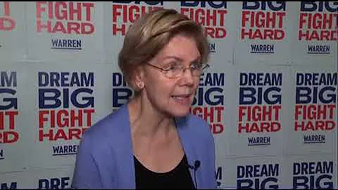 Arlena Amaro raw interview of Elizabeth Warren, de...