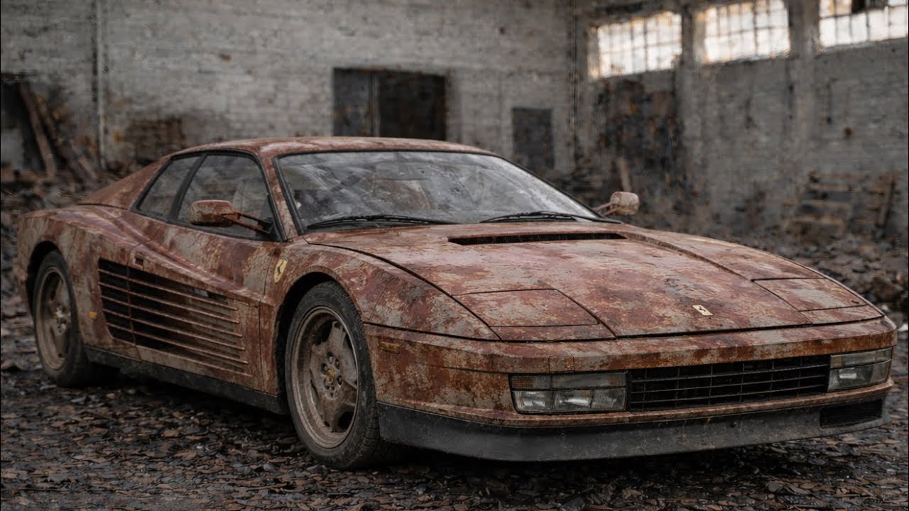 We bought a Ferrari Testarossa $3.7 million and restored it to like new