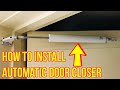 How to install an automatic door closer   ace hardware pneumatic door closer