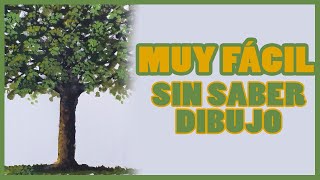 ¿Cómo pintar un árbol? ¡Fácil!