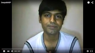 Deepak Chhabria - Video for Microsoft Student Partners Program