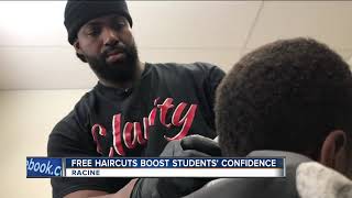 Cuts for kids Racine barbershop giving students free haircuts while at school