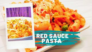 CHEESY RED SAUCE PASTA | Easy and simple to make | Lisha's choice.