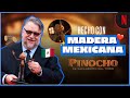 Un Pinocho hecho con madera mexicana