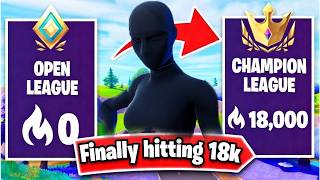 ⌨️Finally HITTING 18K ARENA POINTS FORTNITE (project retrac) |😴 gameplay (DAY 88)