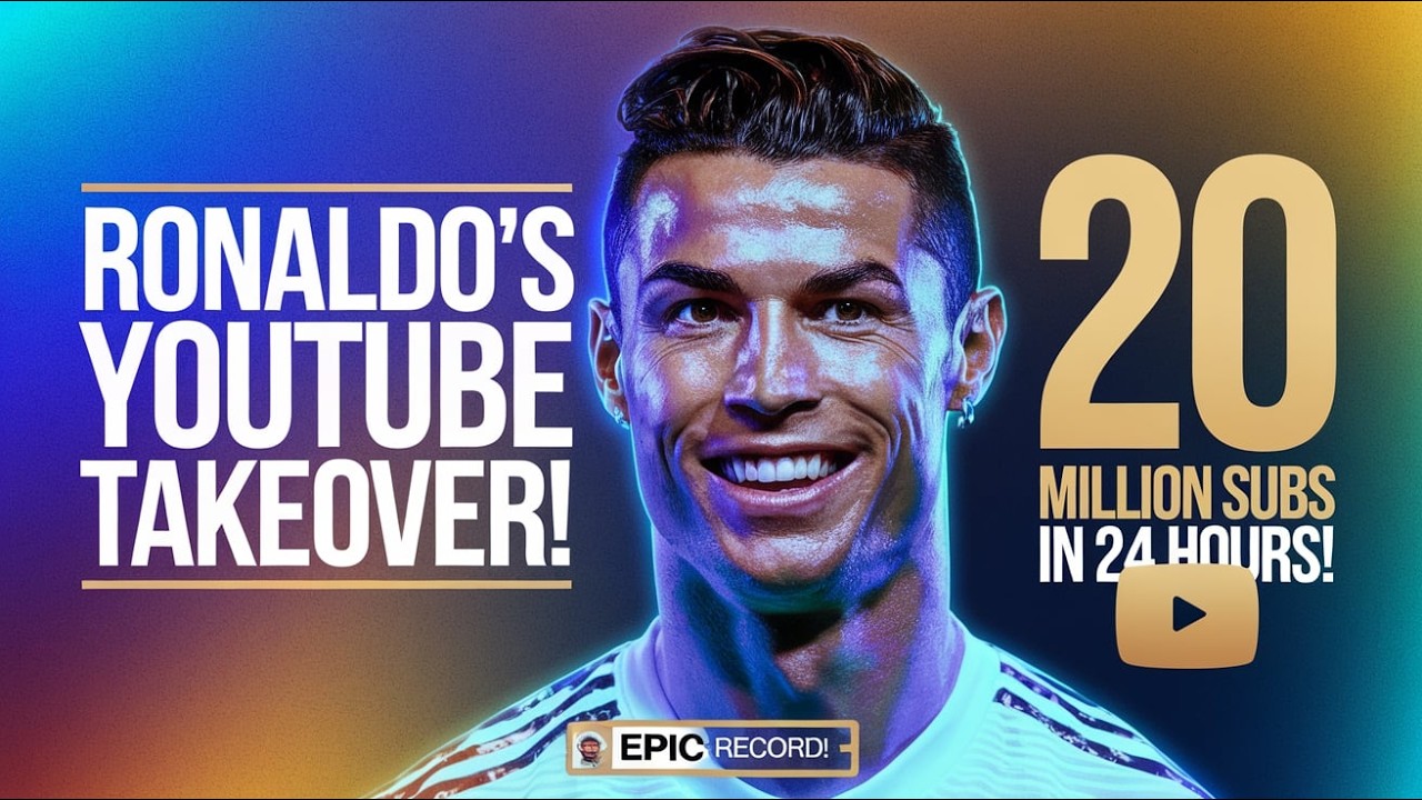 The Power of Ronaldo: 20 Million Subscribers in a Day | Fans asking ...