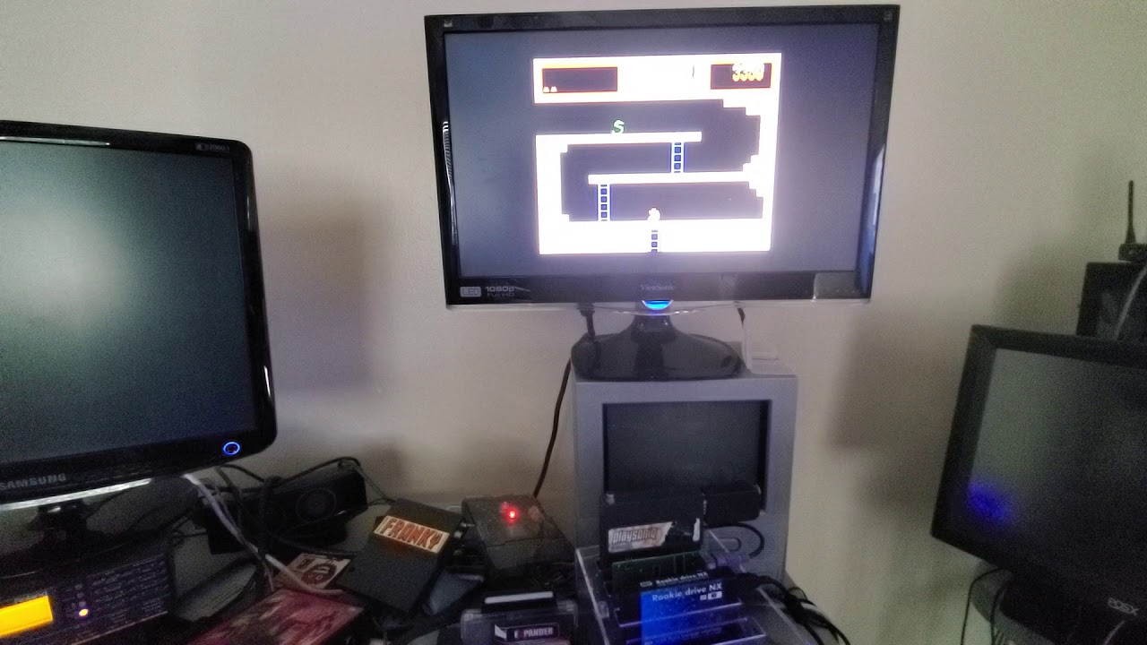 August 29, 2019 Testing Montzuma Fix and Qbert for MSX with Playsoniq